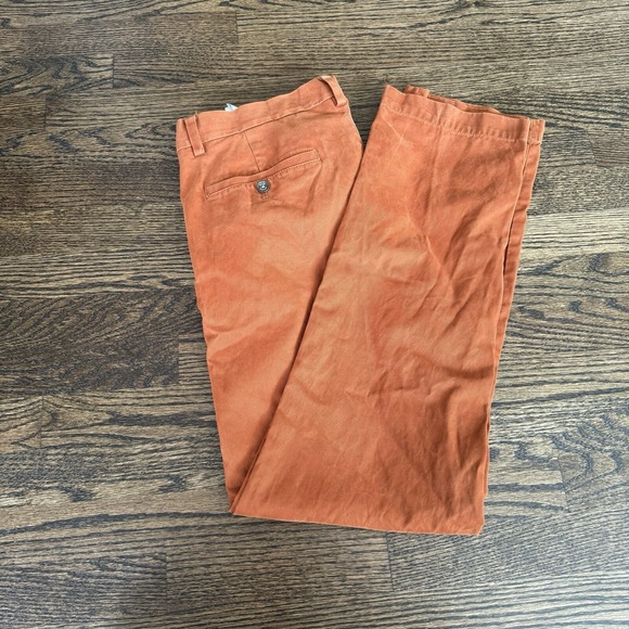 Banana Republic Other - Banana Republic Aiden‎ Chino Slim Fit Stretc Rust Men's Pants 32X32